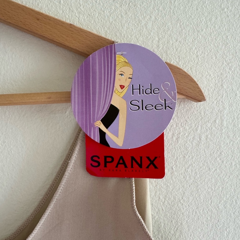 NWT Spanx hide & sleek full slip beige large - Picture 4 of 7